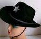 Hat Sheriff Hat Black With Badge