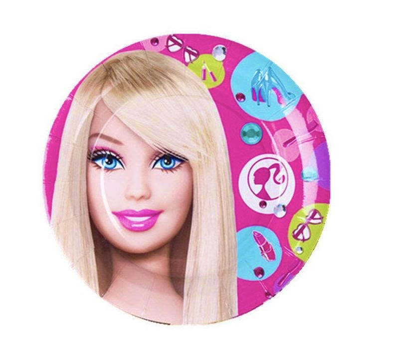 Disposable paper party Plates themed 10 pack