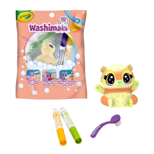 Crayola Washimals 1ct (Colour or Charater May Vary) - Blind Box Pastel Pets