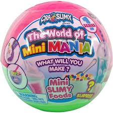 Cra-z-slimy World Of Mini Mania Balls Series 1 In