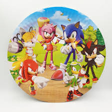 Disposable paper party Plates themed 10 pack