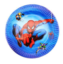 Disposable paper party Plates themed 10 pack