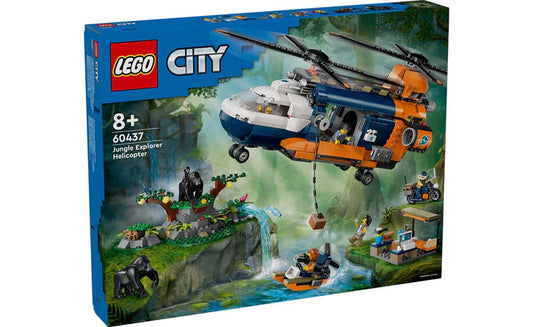 Lego City Jungle Explorer Helicopter at Base Camp