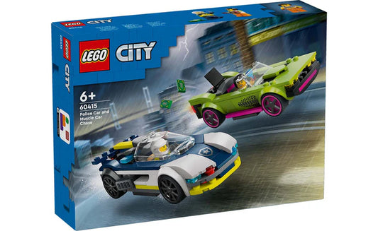 Lego City Police Car and Muscle Car Chase