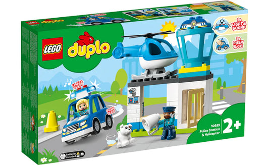 Lego Duplo Police Station & Helicopter