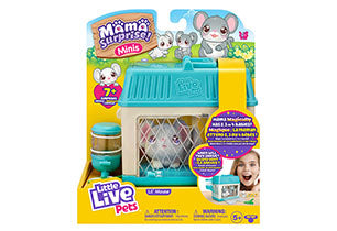 Little Live Pets Mama Surprise Mini Playset (Colour or Charater May Vary) - Blind Box(