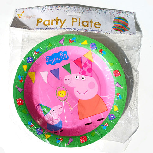 Disposable paper party Plates themed 10 pack