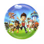 Disposable paper party Plates themed 10 pack