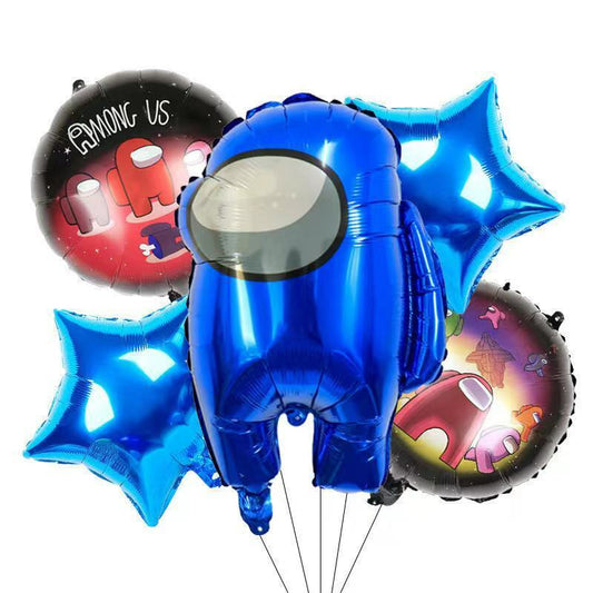 Among us 5 pack foil balloon