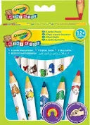 Crayola Mini Kids Jumbo Decorated Pencils 8ct