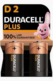 Duracell Mainline Plus D 2s