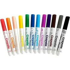 Crayola Mini Kids Washable Markers 12ct