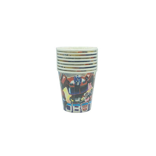 TRANSFORMERS PAPER CUPS 200ML