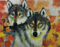 Diamond Painting DIY Kit - Full Drill Square Dot - Wolves 50 x 65 cm