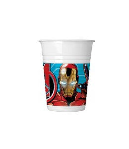 Avengers Cups Plastic 200Ml 8S V&N Goodies Galore