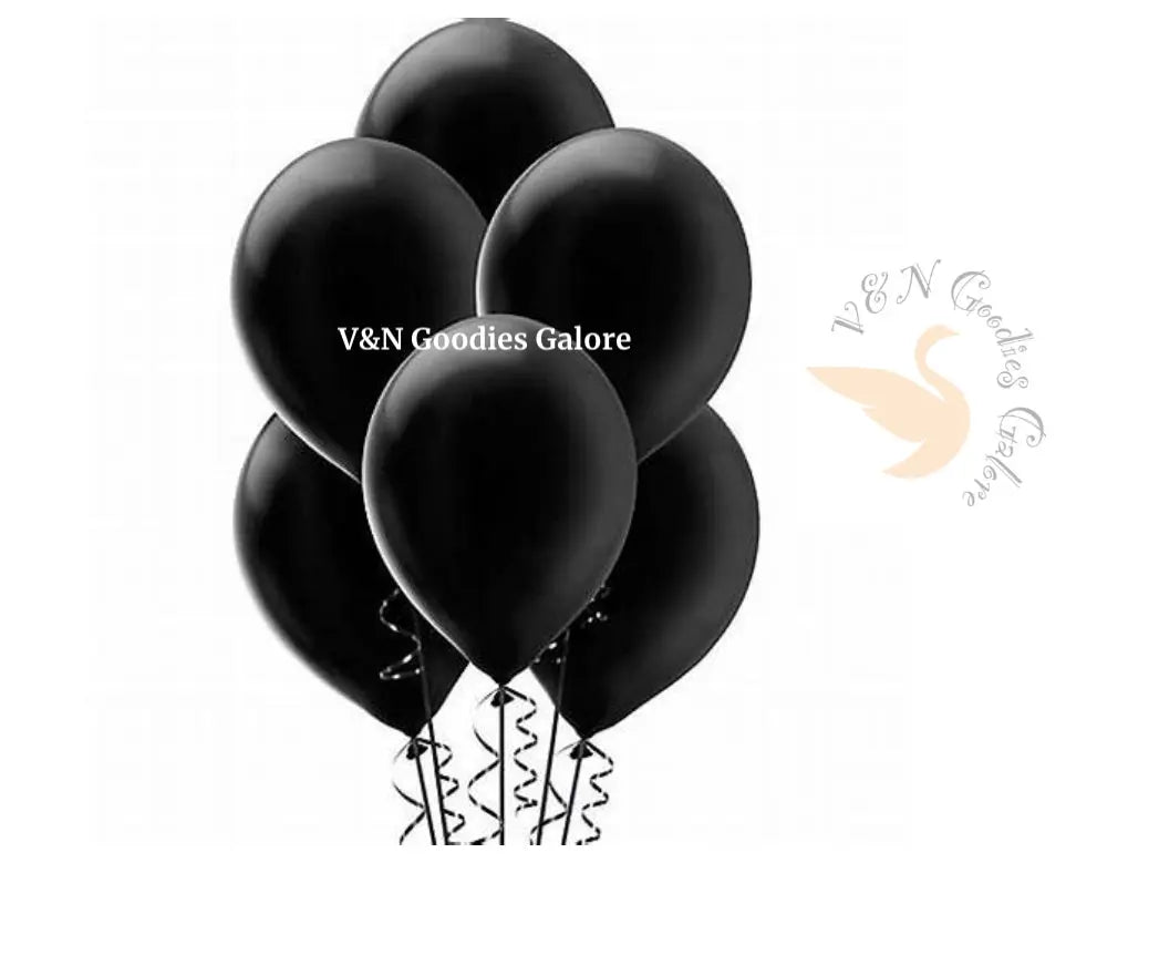 Balloons-Black V&N Goodies Galore