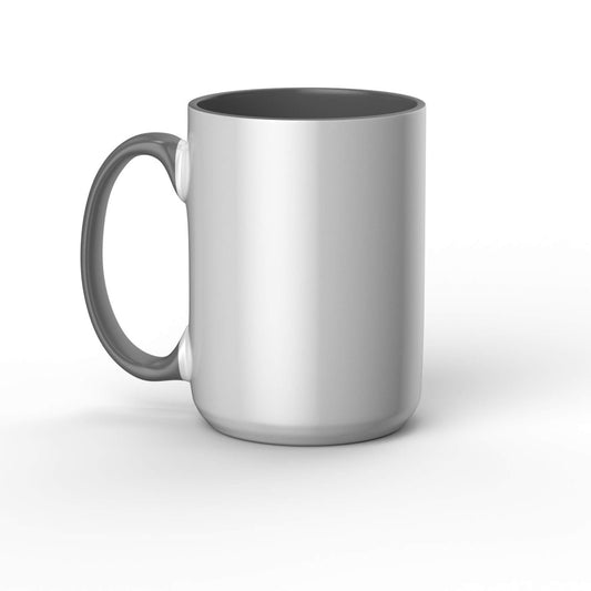 Cricut 440ml Beveled Ceramic Mug Blank Grey 1pc V&N Goodies Galore