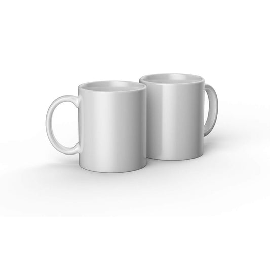 Cricut Ceramic Mug Blank 12 Oz 2 Pack (White) V&N Goodies Galore