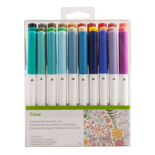 Cricut Explore/Maker Fine Point Pen Set 30-pack (Ultimate) V&N Goodies Galore