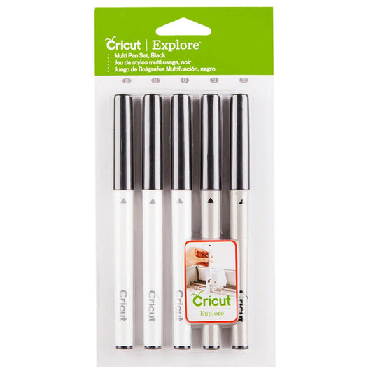 Cricut Explore/Maker Multi-Size Pen Set 5-pack (Black) V&N Goodies Galore