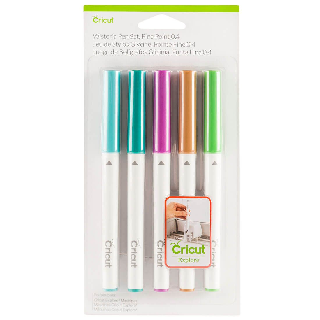 Cricut Explore or Maker Fine Point Pen Set 5-Pack (Wisteria) V&N Goodies Galore
