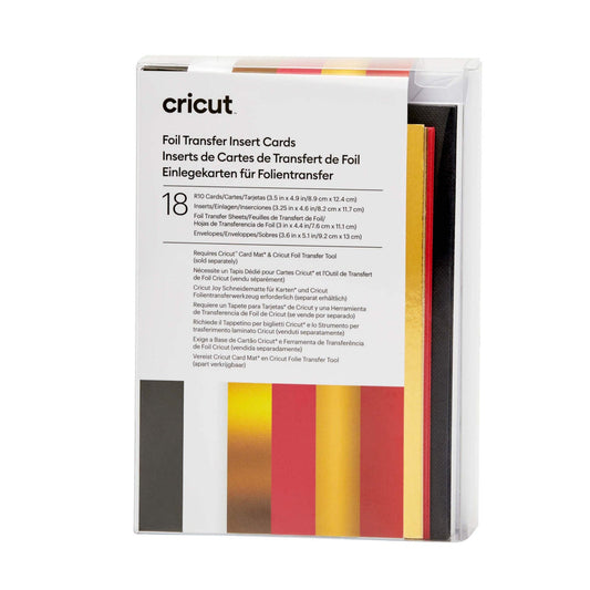 Cricut Insert Cards Foil Royal Flush R10 (8;9 Cm X 12;4 Cm) 18-Pack V&N Goodies Galore