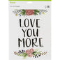 Cricut Iron On Designs Love You More 8.5X12 V&N Goodies Galore