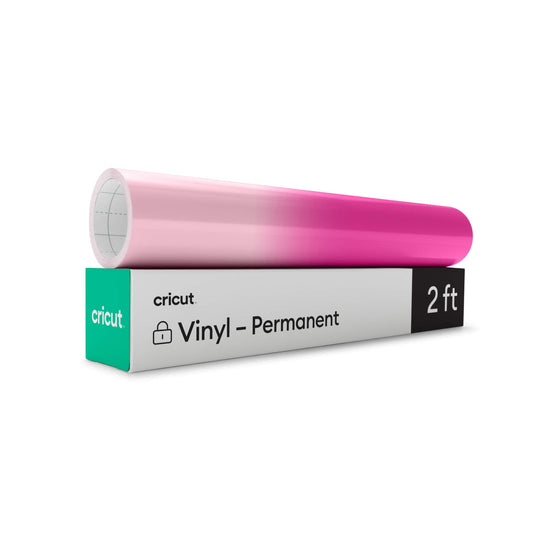 Cricut Premium Vinyl Permanent Colour Change Cold Activated Pink 12×24 V&N Goodies Galore