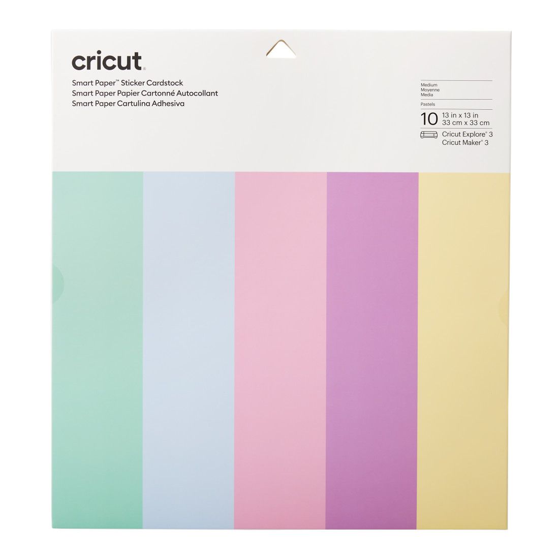 Cricut Smart Sticker Cardstock 33x33cm 10 sheets (Pastels) V&N Goodies Galore