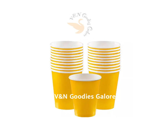 Cups-Yellow V&N Goodies Galore