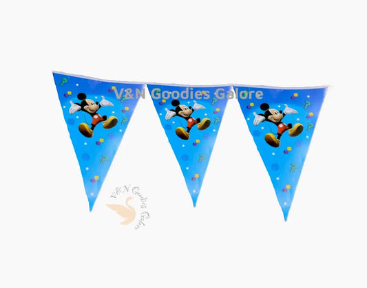 Flag/Bunting Banner Theme-Mickey Mouse V&N Goodies Galore