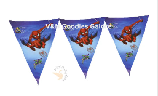 Flag/Bunting Banner Theme-Spider-Man V&N Goodies Galore