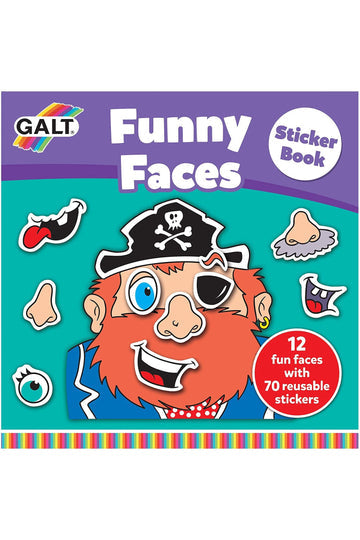 Funny Faces Sticker Book V&N Goodies Galore