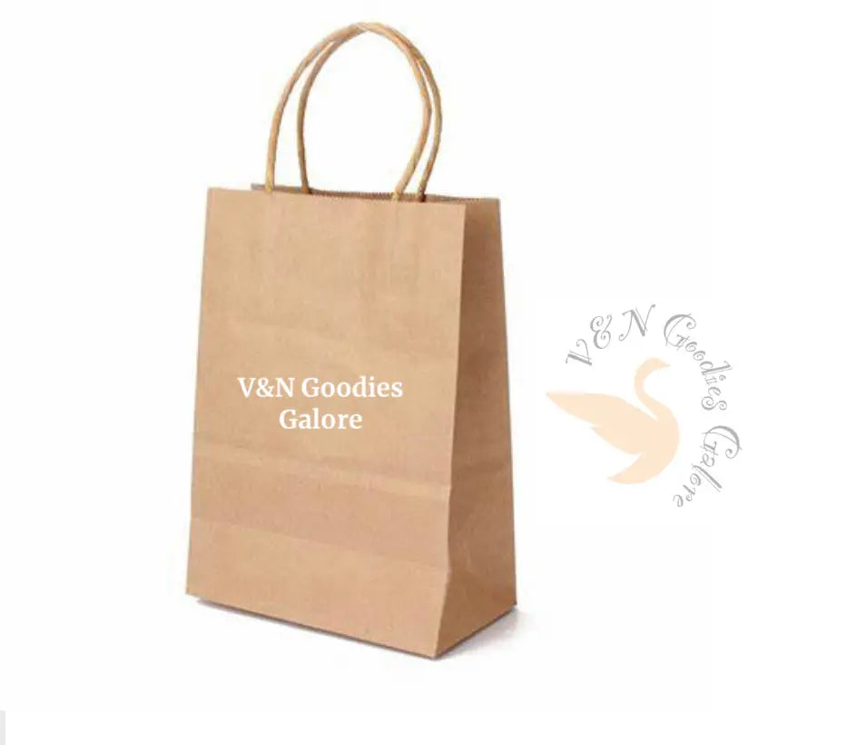 Happy Birthday Paper Gift Bag -Orange V&N Goodies Galore