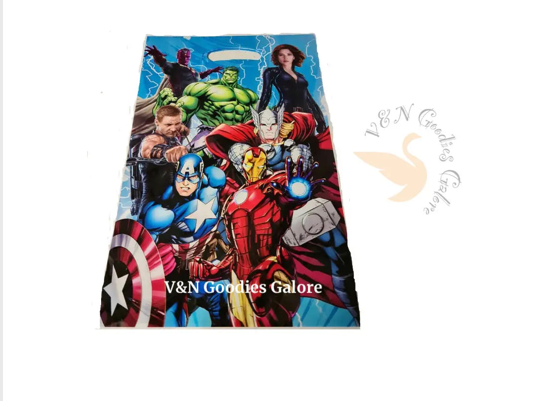 Happy Birthday Paper Gift Bag -Theme Avengers V&N Goodies Galore