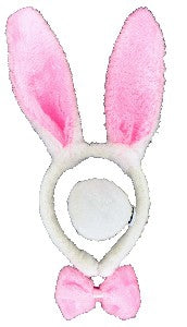 Headpiece Bunny Ears Set 3Pcs V&N Goodies Galore