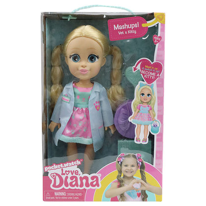 Love Diana 33cm Doll Vet/Kitty Mashup V&N Goodies Galore