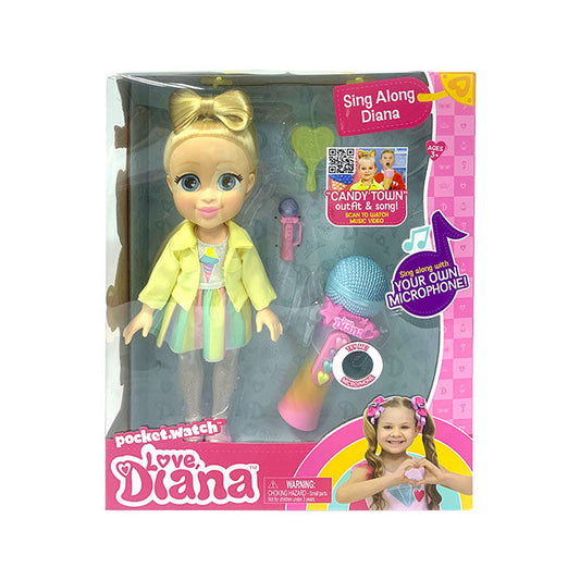 Love Diana Sing Along Doll With Mic - Candy Town Song V&N Goodies Galore