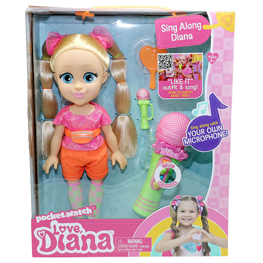 Love Diana Sing Along Doll With Mic - Like It Song V&N Goodies Galore
