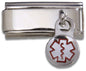 Medical Alert Dangle 9mm Charm - V&N Goodies Galore V&N Goodies Galore