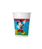 Mickey Mouse Cups Plastic 200Ml 8'S V&N Goodies Galore