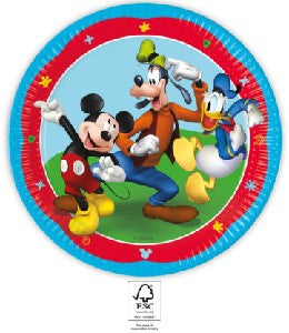 Mickey Mouse Plates Paper 23Cm 8S V&N Goodies Galore