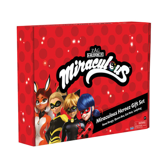 Miraculous Heroez Doll Gift Set, 4 Pieces V&N Goodies Galore