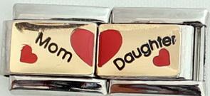 Mom Daughter (Double) 9mm Charm - V&N Goodies Galore V&N Goodies Galore