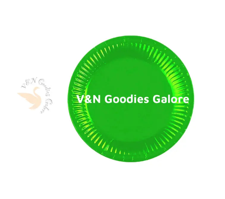 Plates-Green Lime V&N Goodies Galore