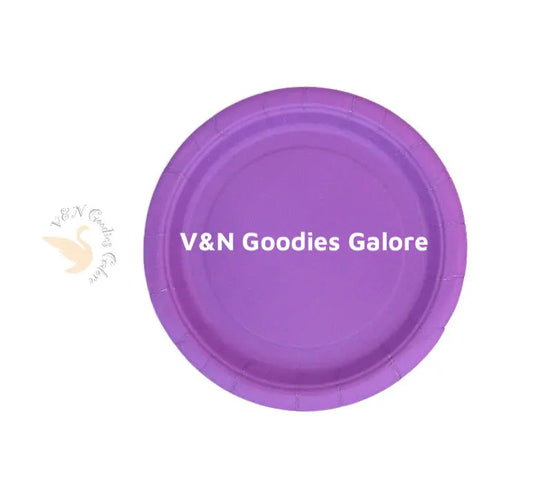 Plates-Purple V&N Goodies Galore