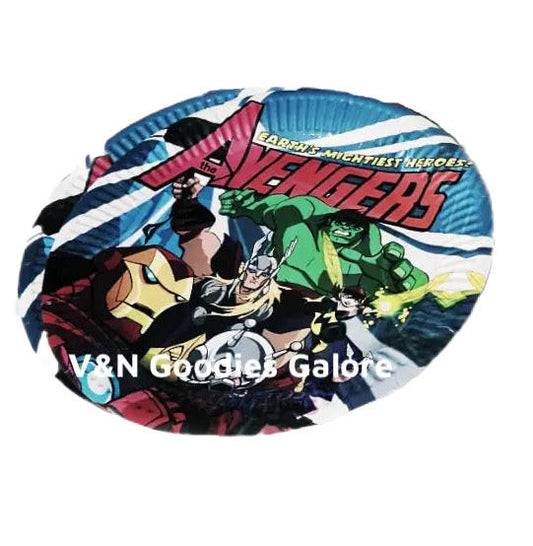 Plates Theme-Avengers V&N Goodies Galore