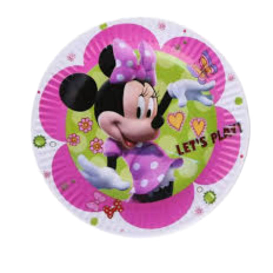 Plates Theme-Minnie Mouse V&N Goodies Galore