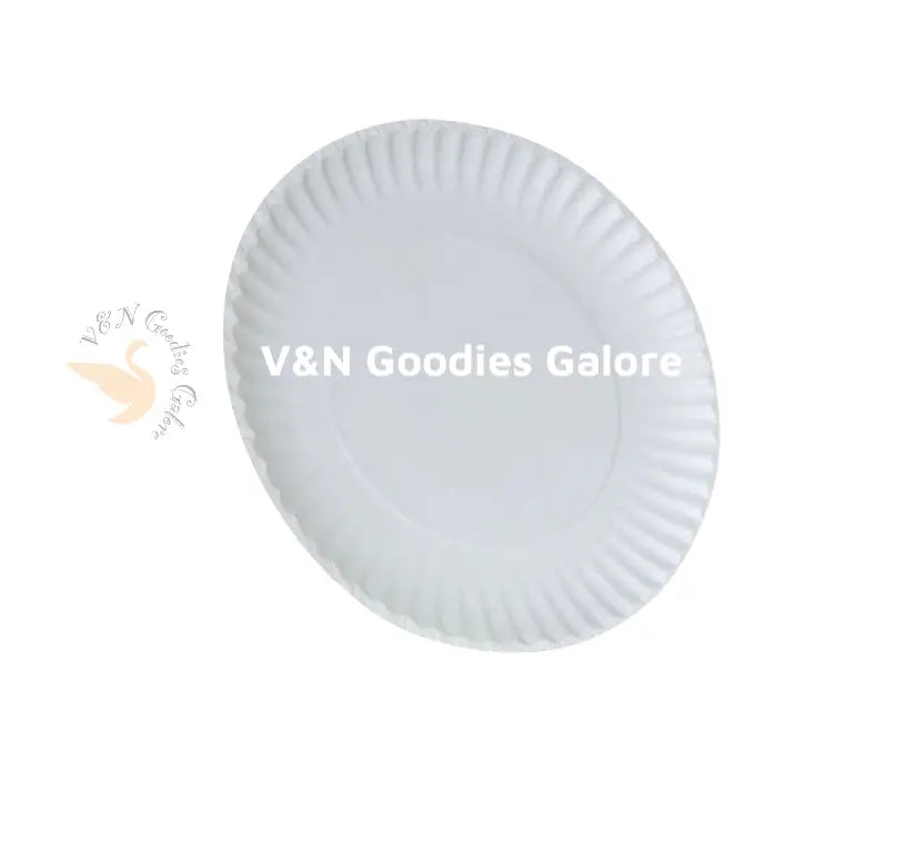 Plates-White V&N Goodies Galore