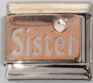 Rose gold sister 9mm Charm - V&N Goodies Galore V&N Goodies Galore